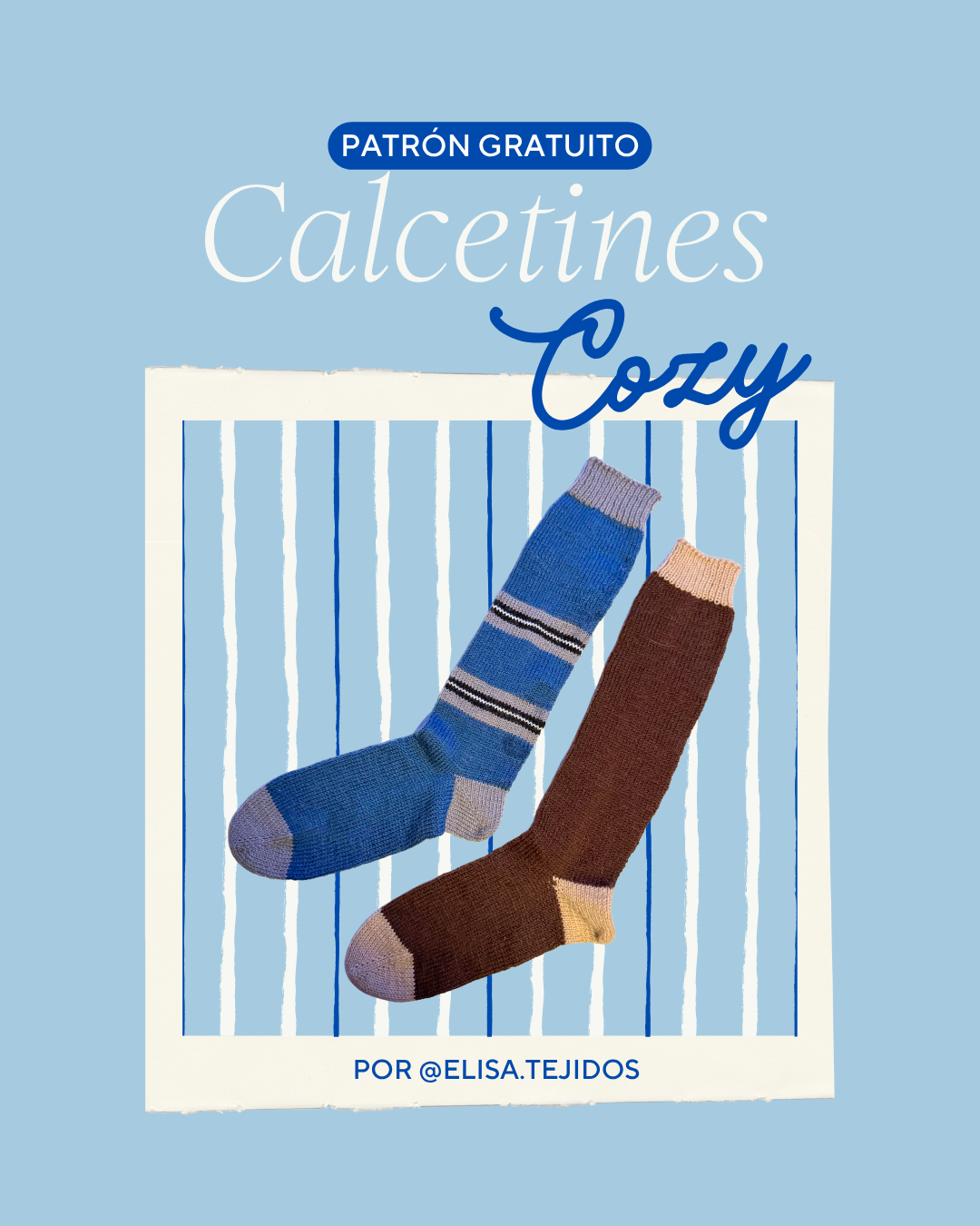 Patrón Calcetines Cozy