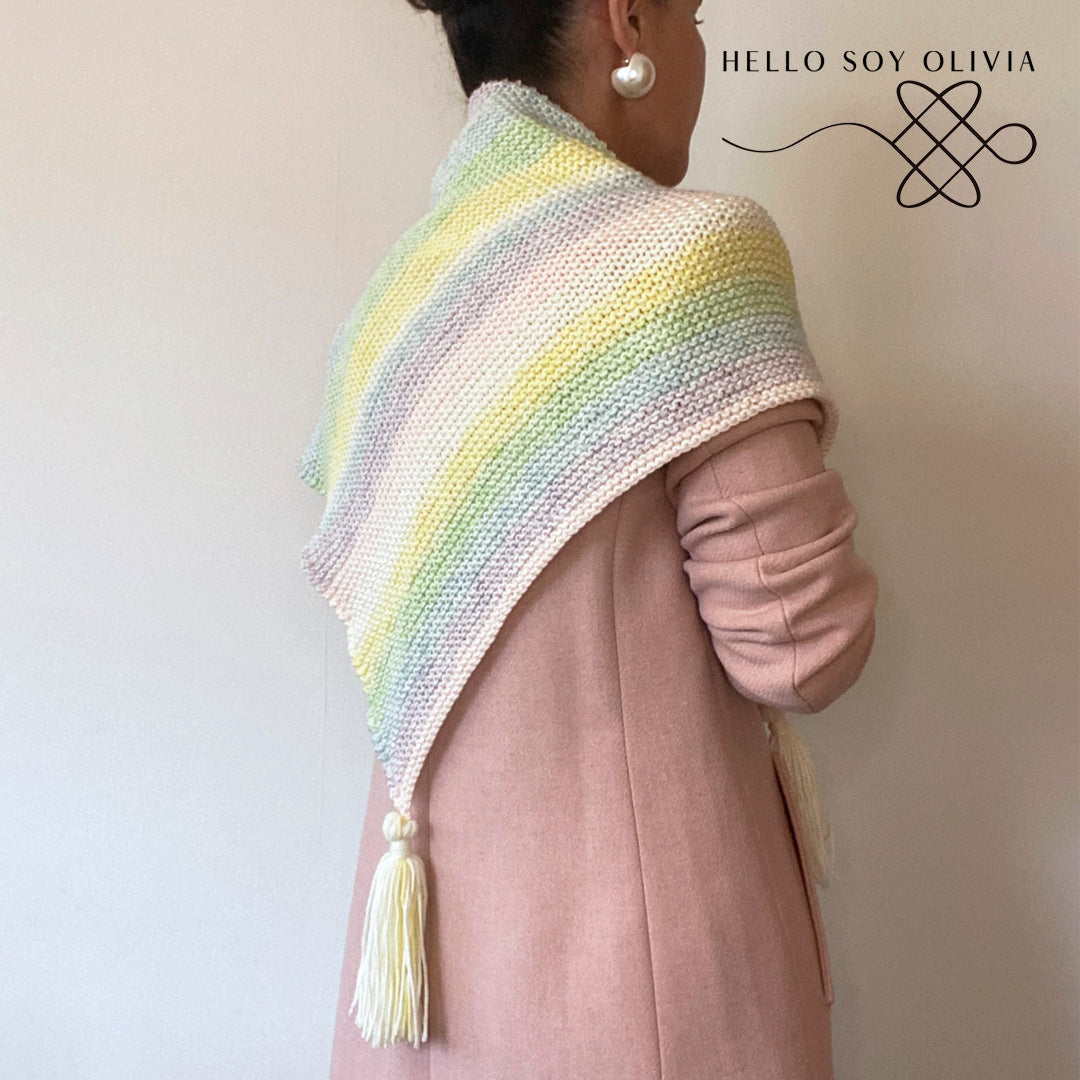 Patrón Shawl Acuarela