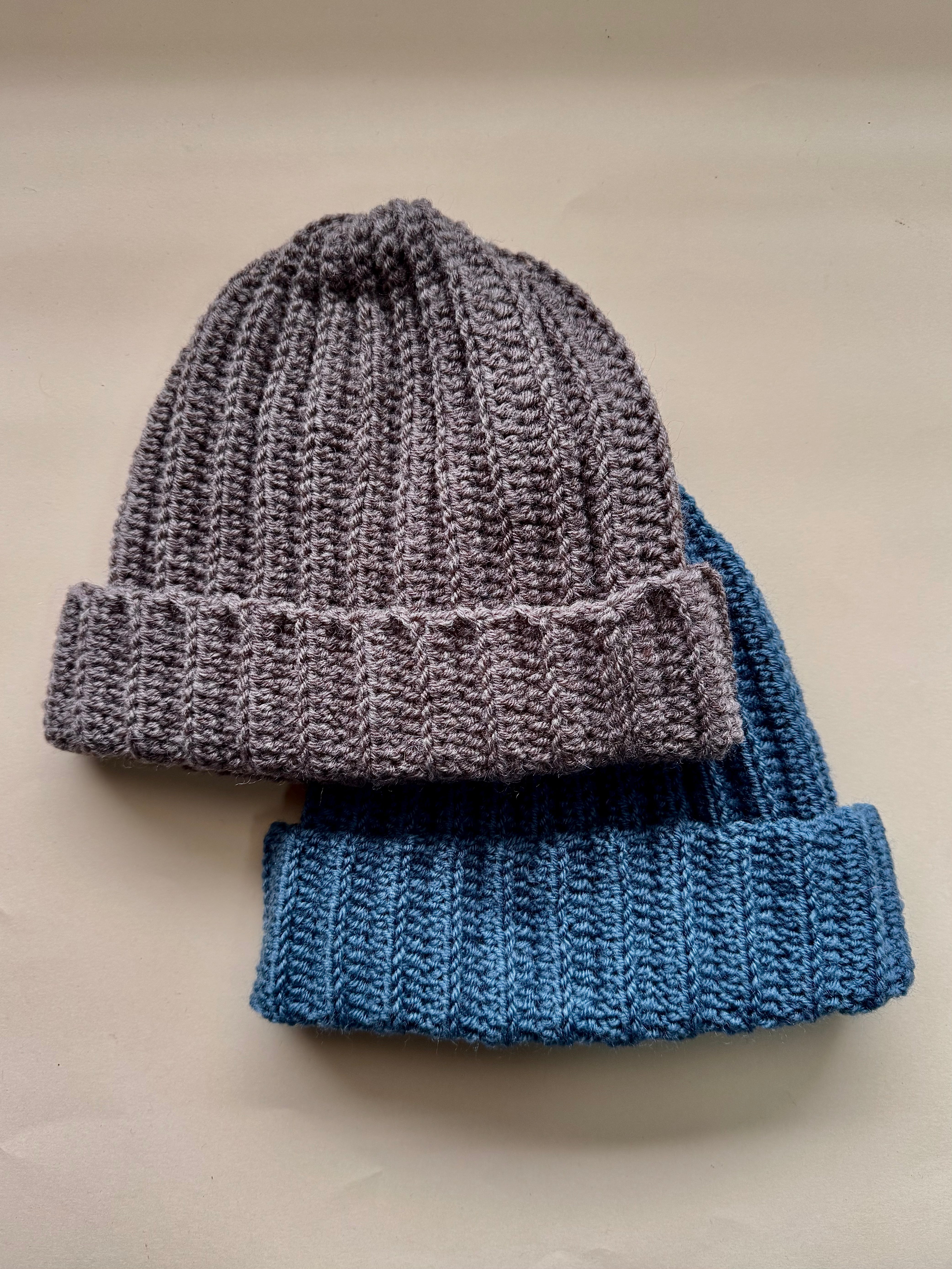 Gorro simple a crochet
