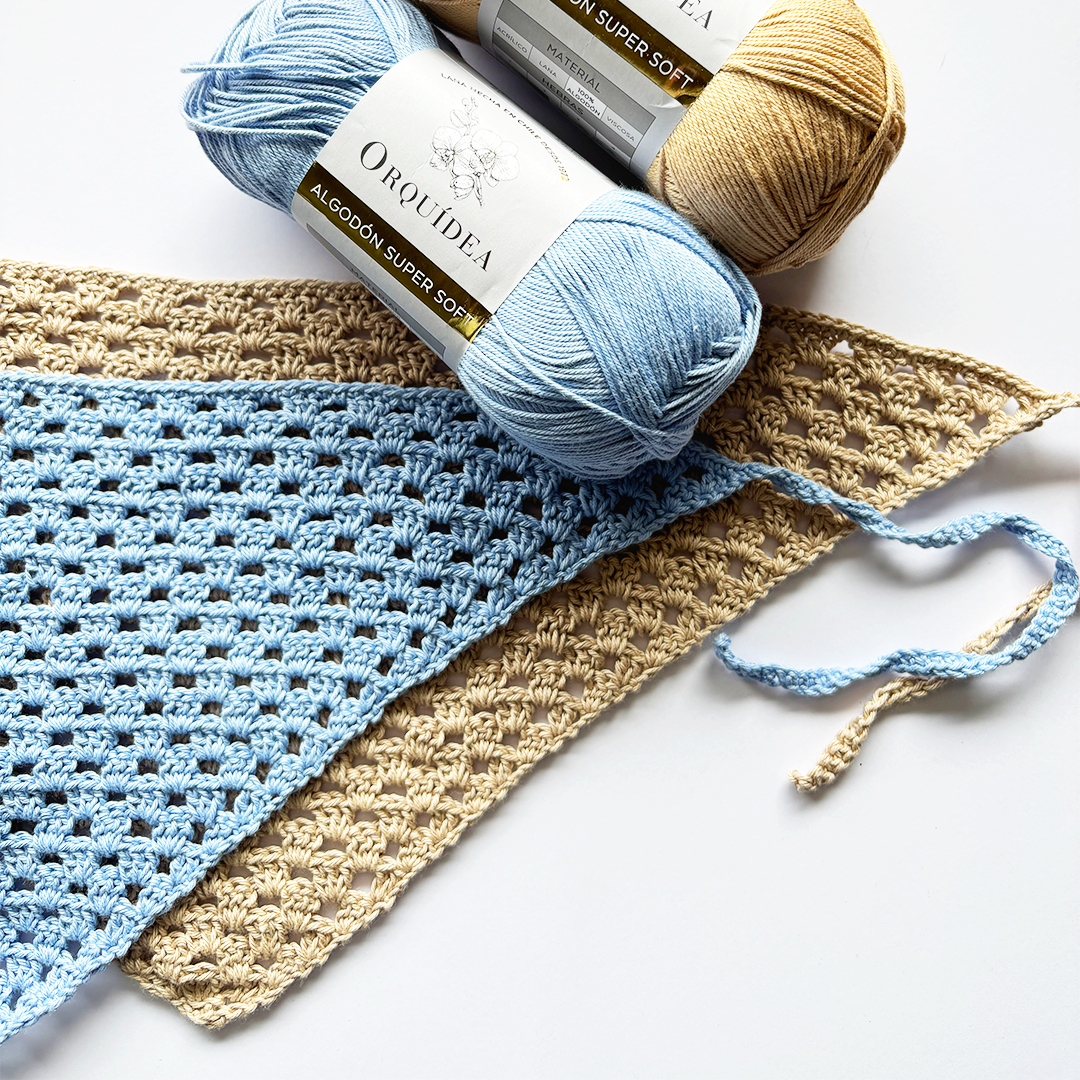 Teje una bandana a crochet paso a paso.