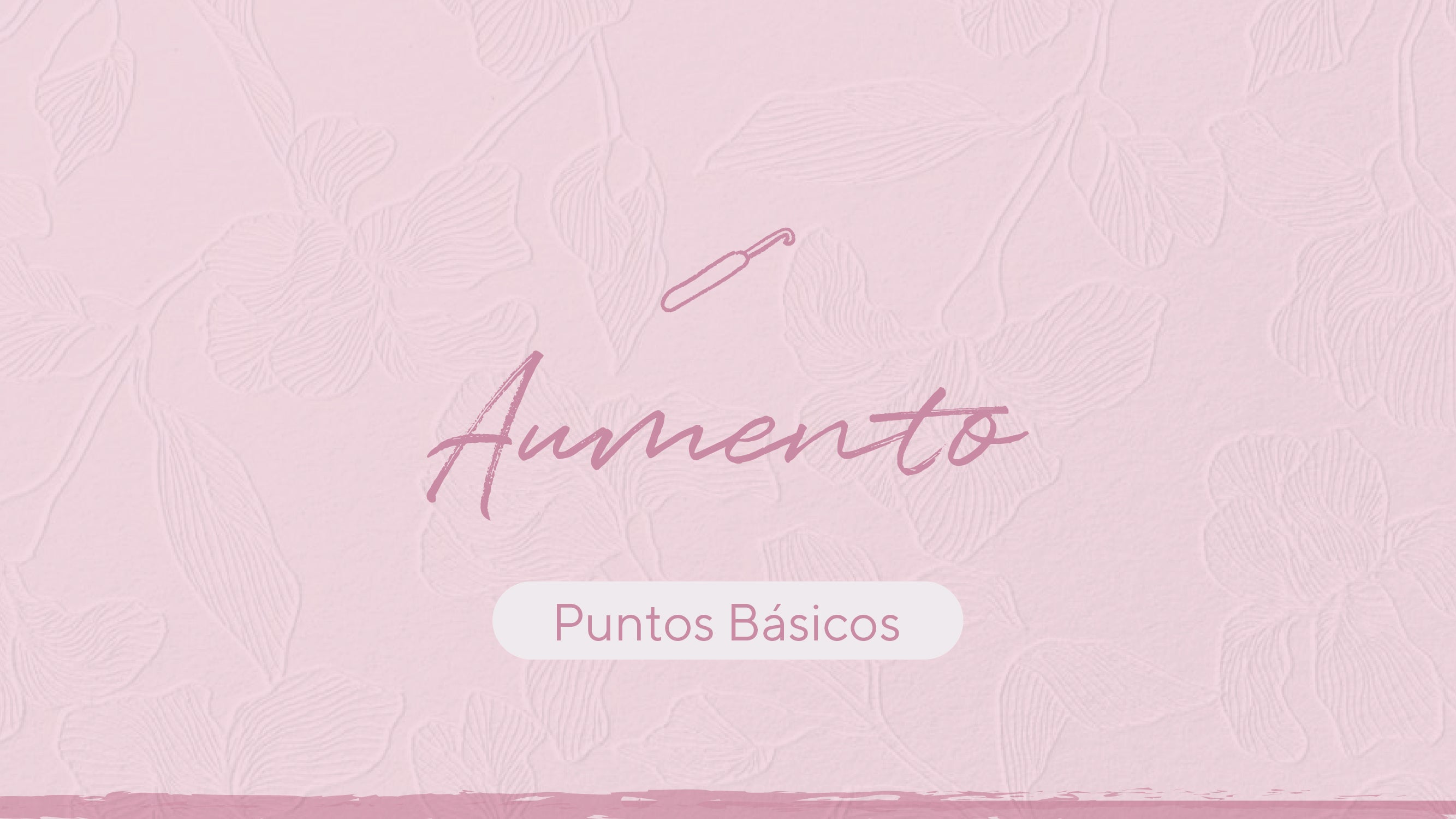 Crochet: Aumento.