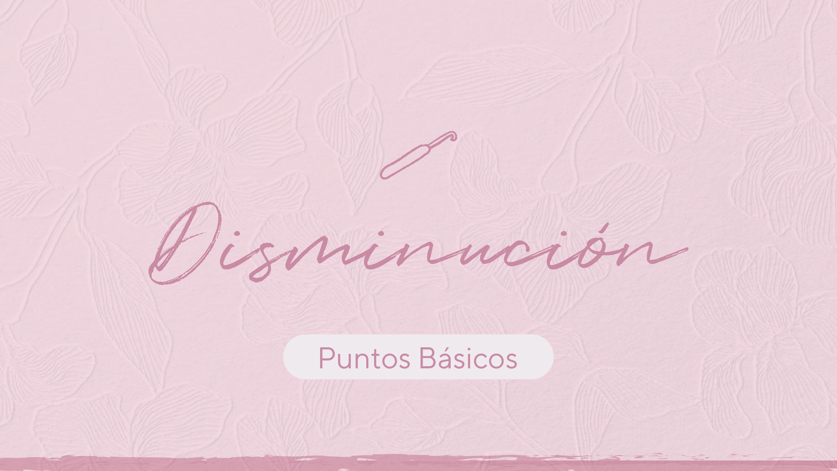 Crochet: Disminución.