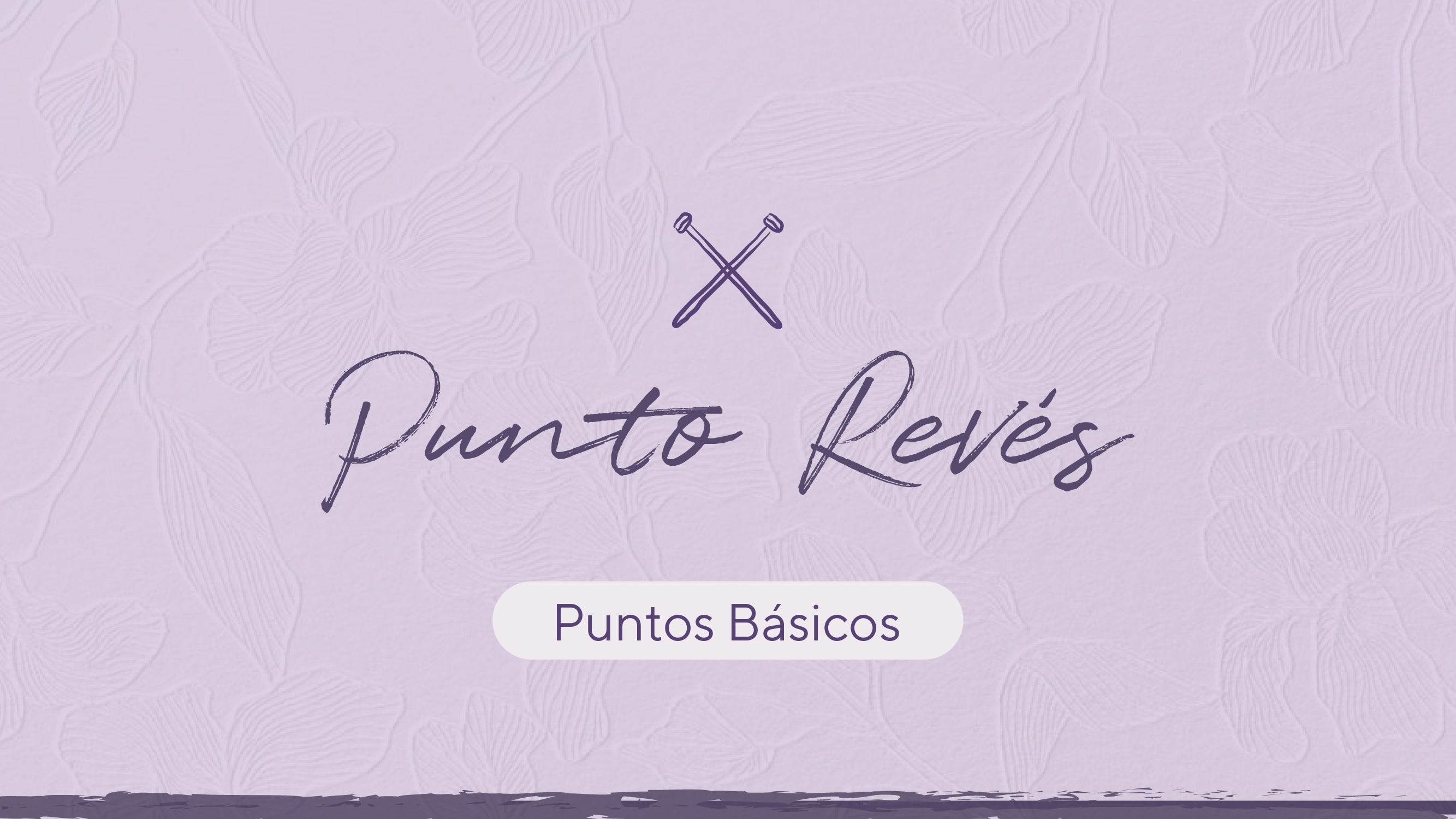 Palillos: Punto Revés.