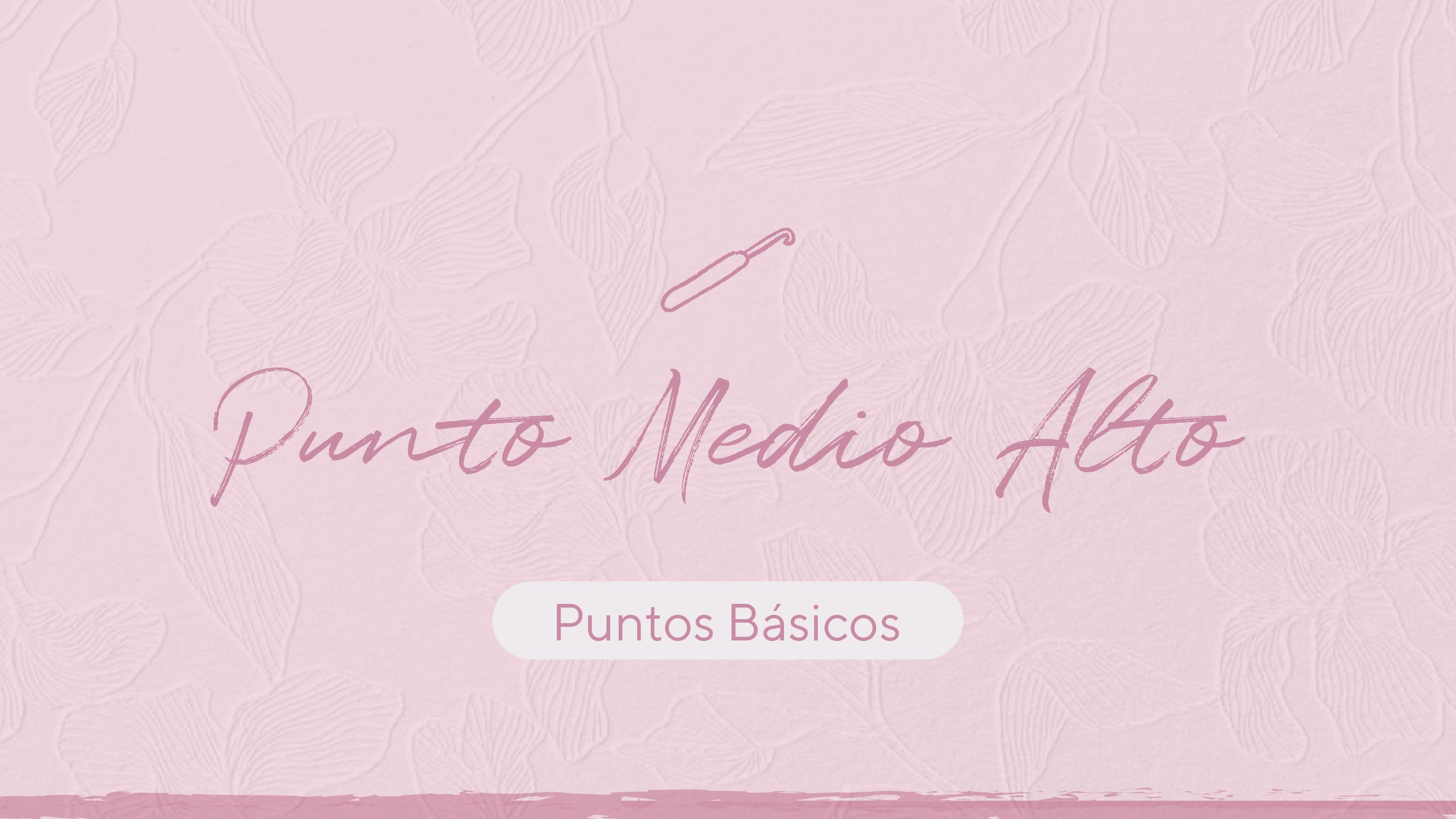 Crochet: Punto Medio Alto.