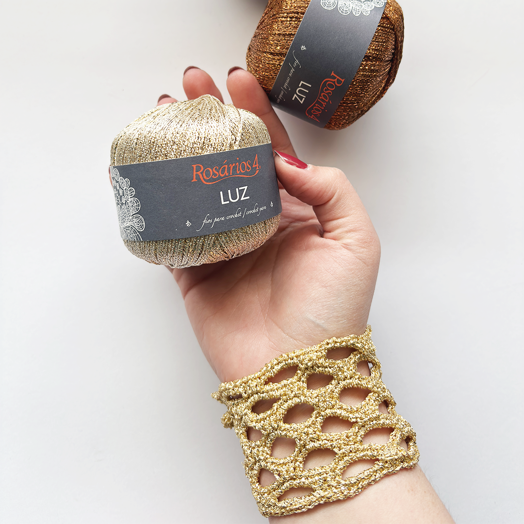 Teje una pulsera a crochet  — Fácil, rápida y perfecta para regalar