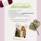 Taller: Construcción de un cardigan romántico a crochet - aleli.decocrochet