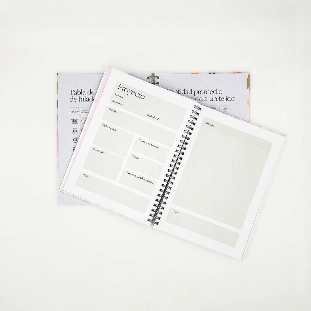 Cuaderno de tejido