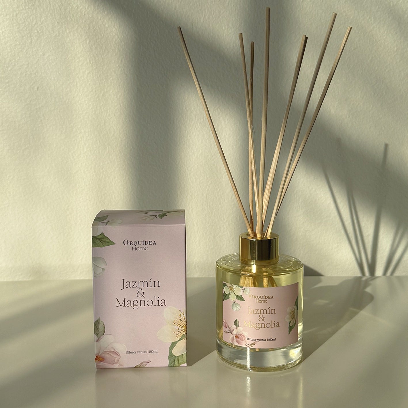Difusor Ambiental Varitas 150ml - Jazmín & Magnolia