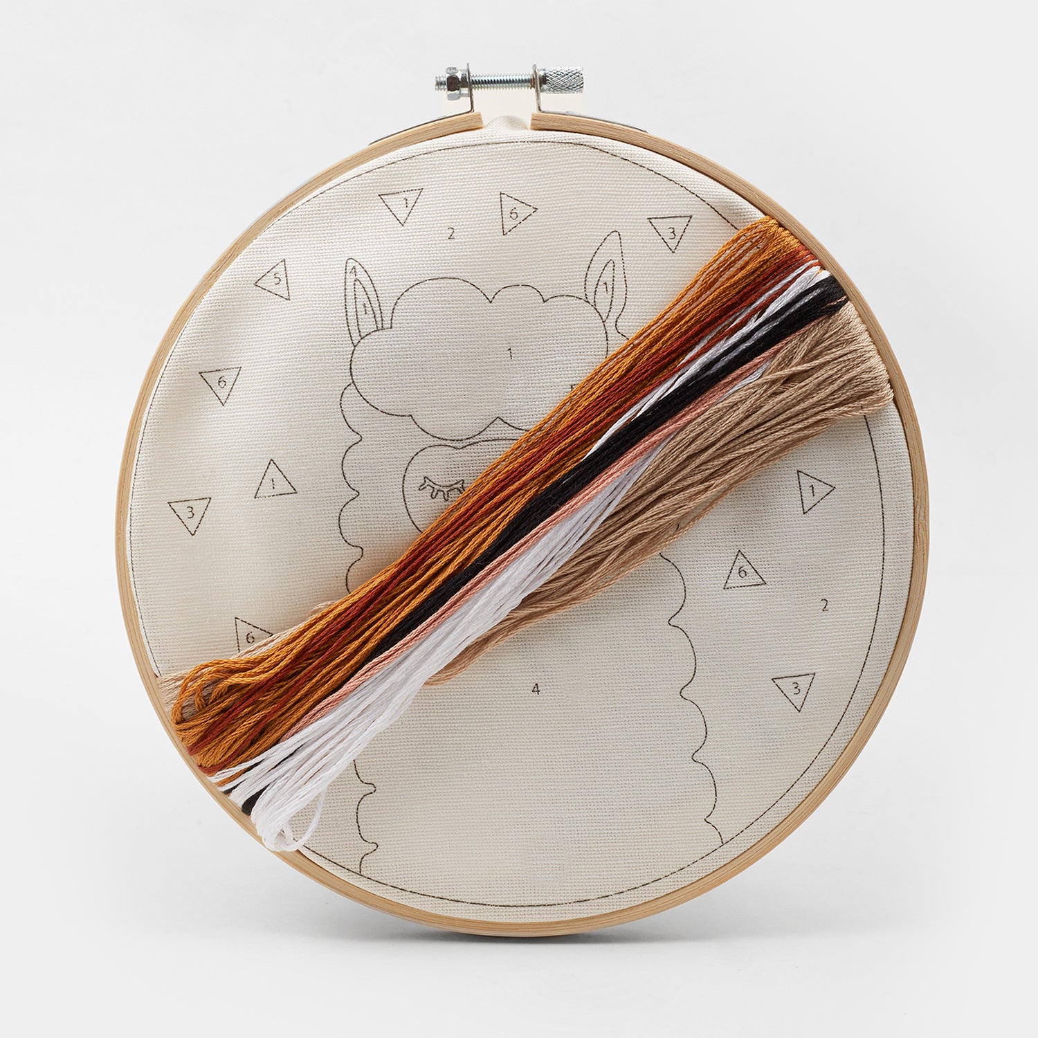 Set de Bordado para Aguja Mágica - Alpaca Camel