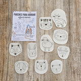 Kit de Bordado - Parches animales