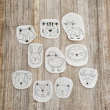 Kit de Bordado - Parches animales